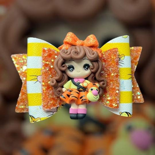 Tigger hair bow