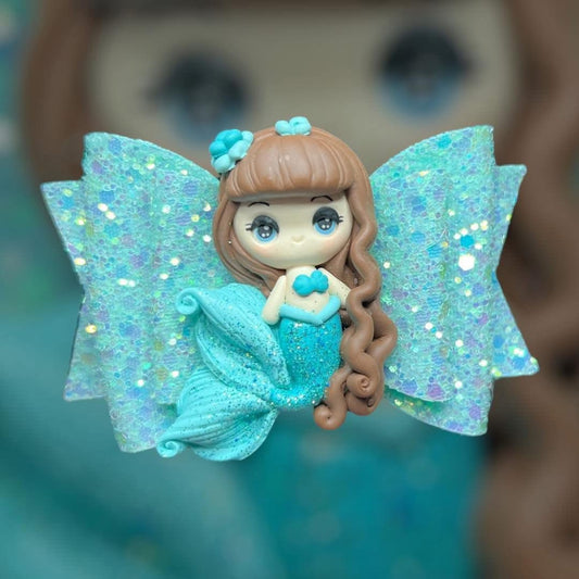 Mint green mermaid