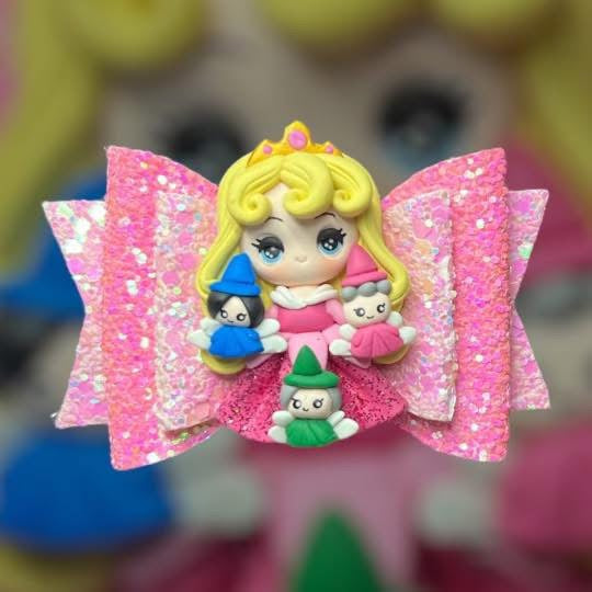 Aurora hair bow
