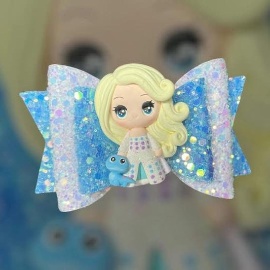 Elsa hair bow