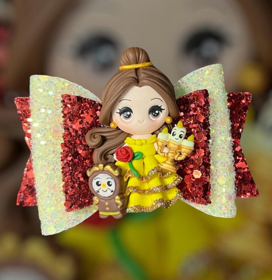 Belle hair bow