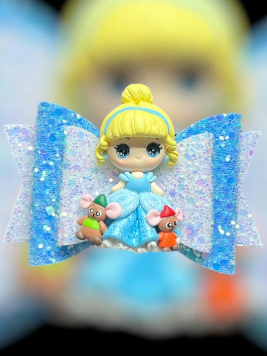 Cinderella hair bow