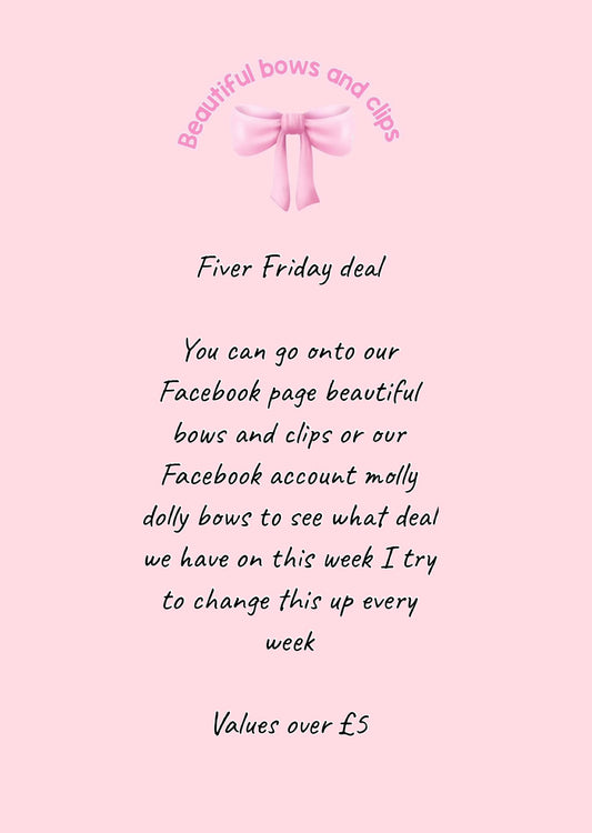 Fiver Friday deal