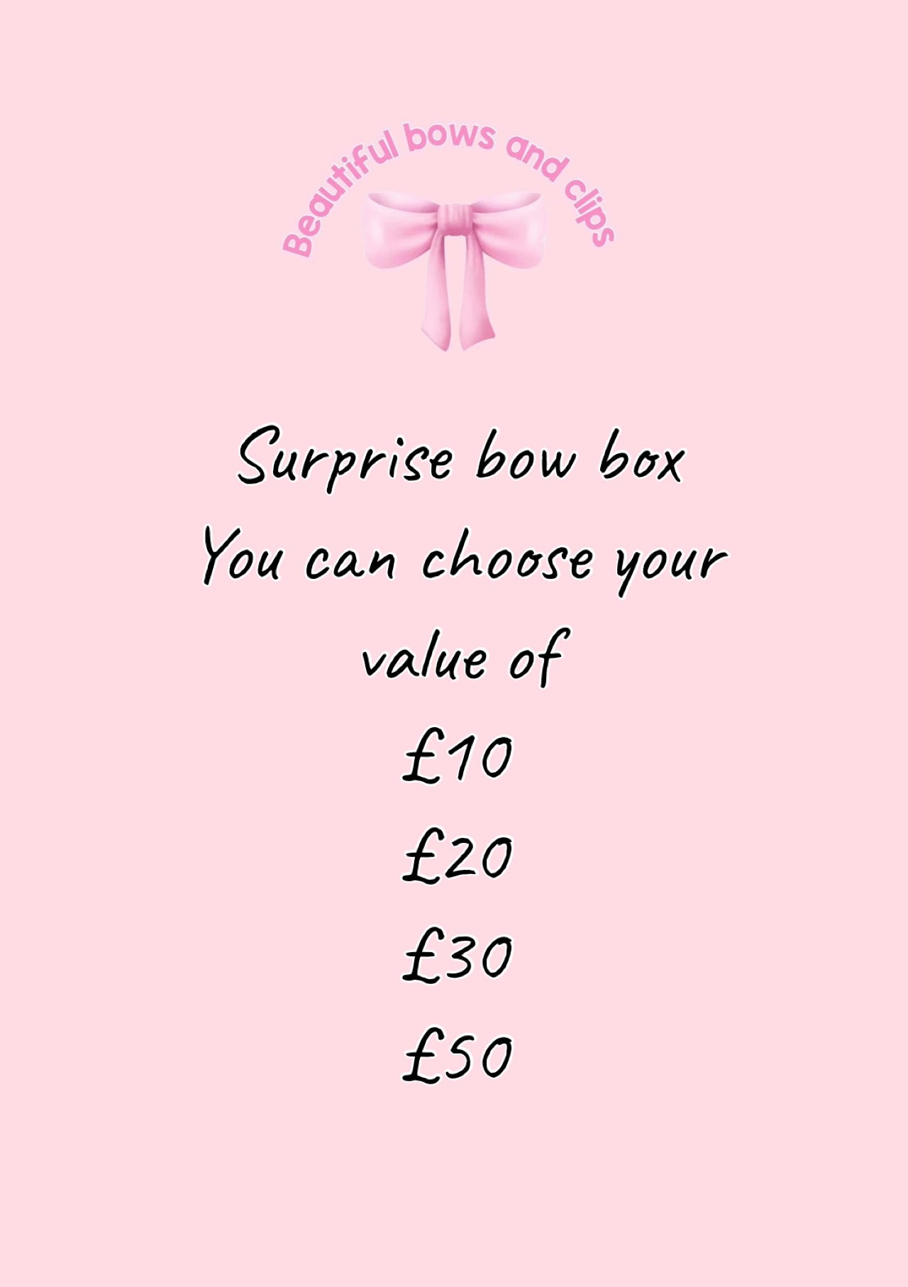 Surprise bow box