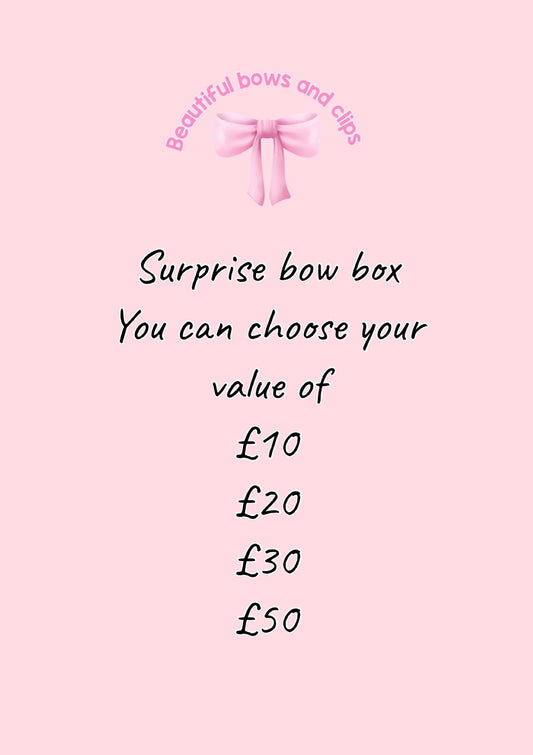 Surprise bow box