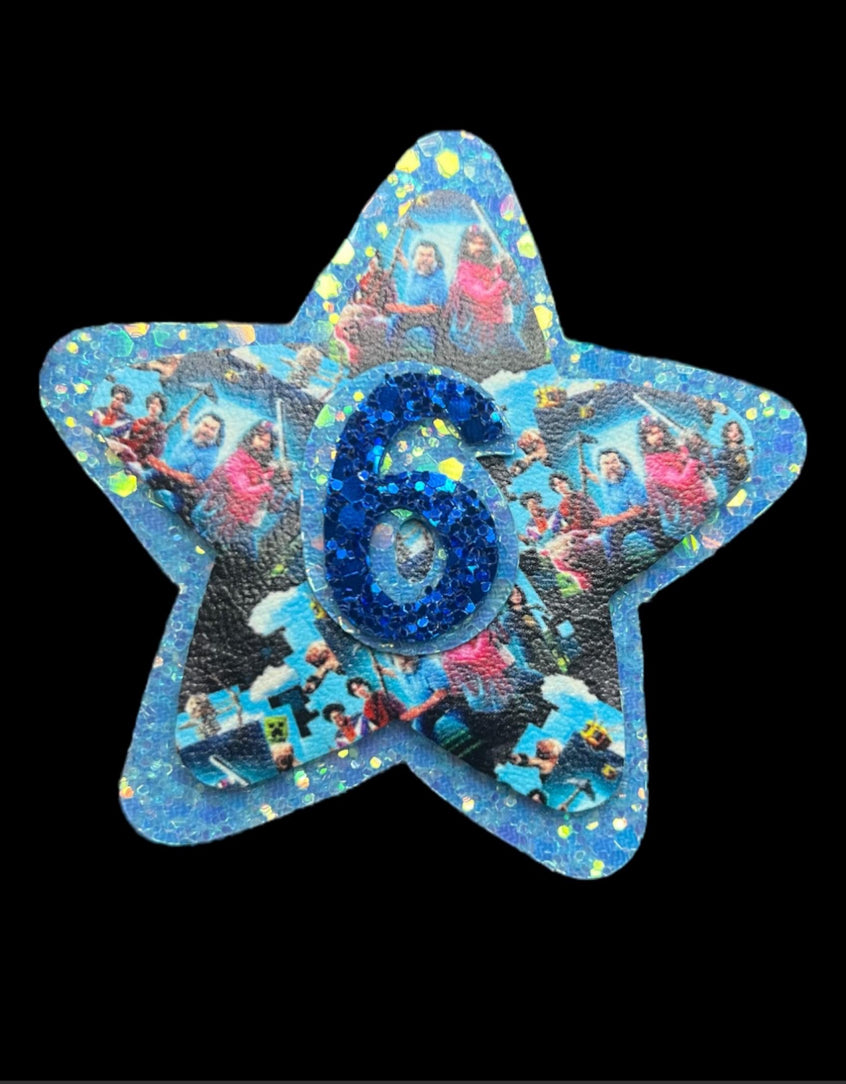 Minecraft birthday badge