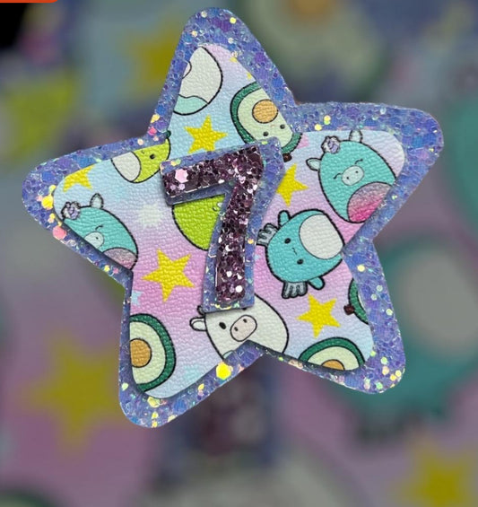 Squishmallow birthday badge