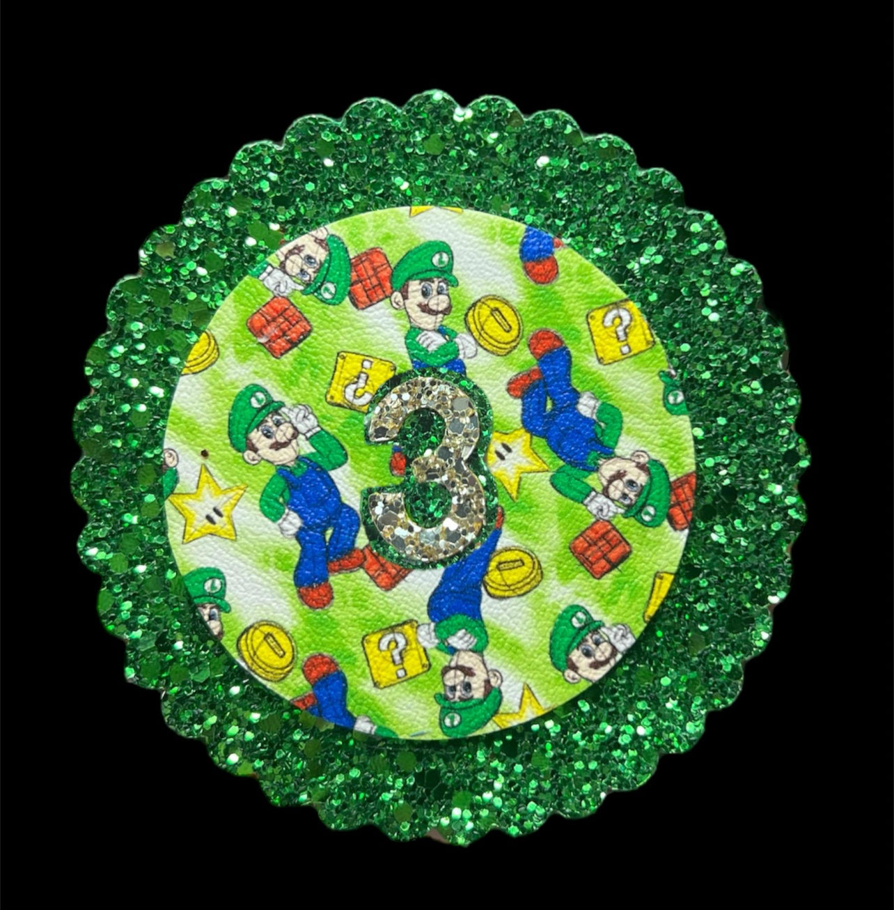 Super brothers birthday badge