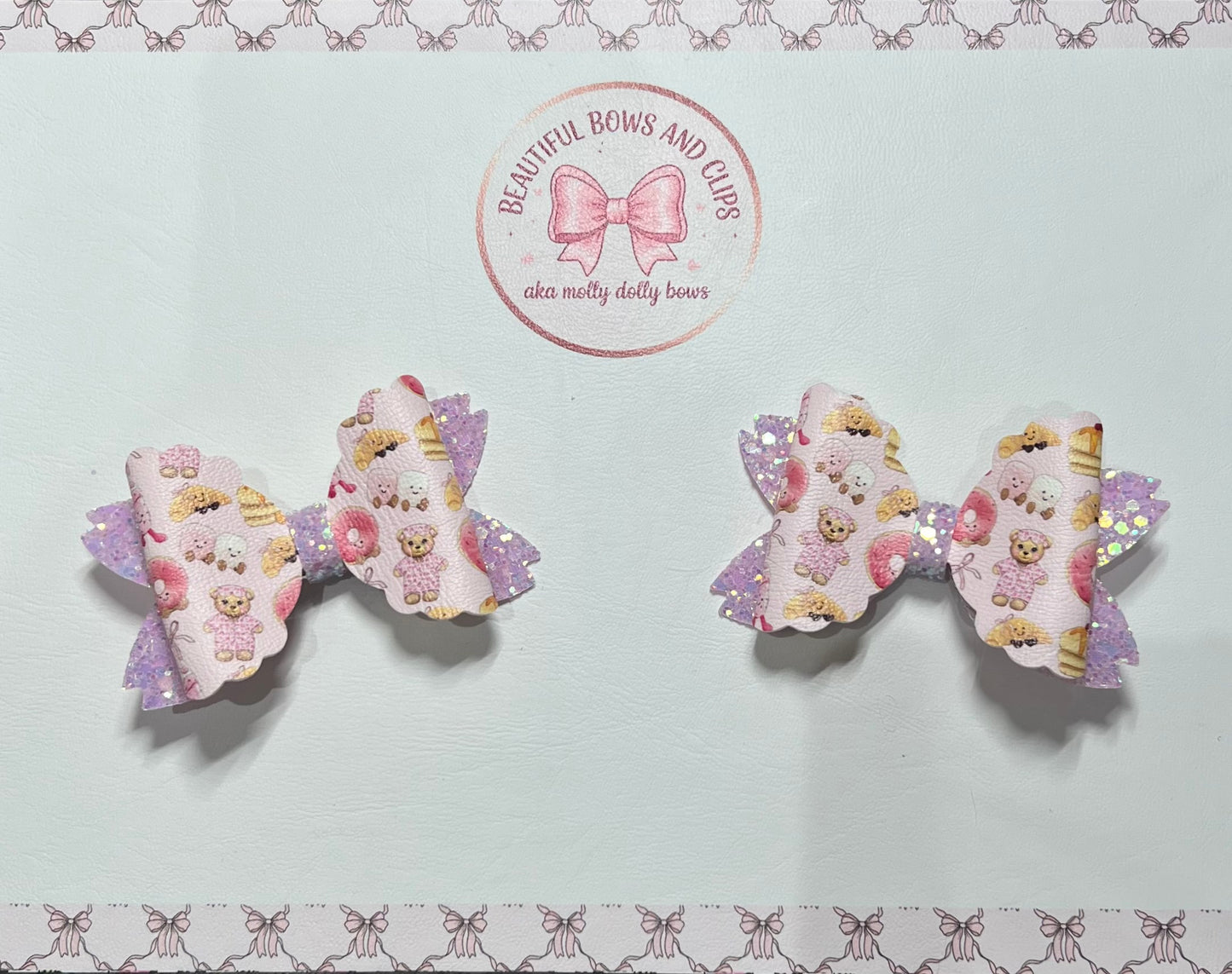 Jellycat mix hair bow set