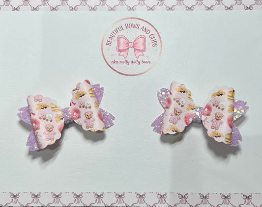 Jellycat mix hair bow set