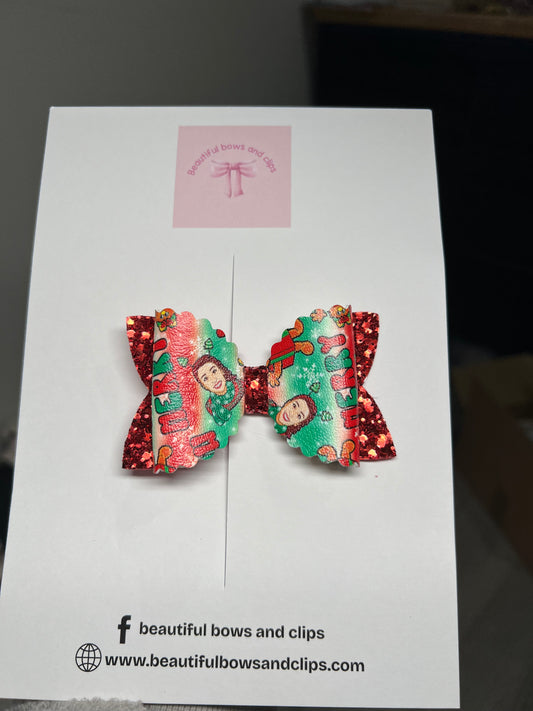 Ms rach Xmas hair bow