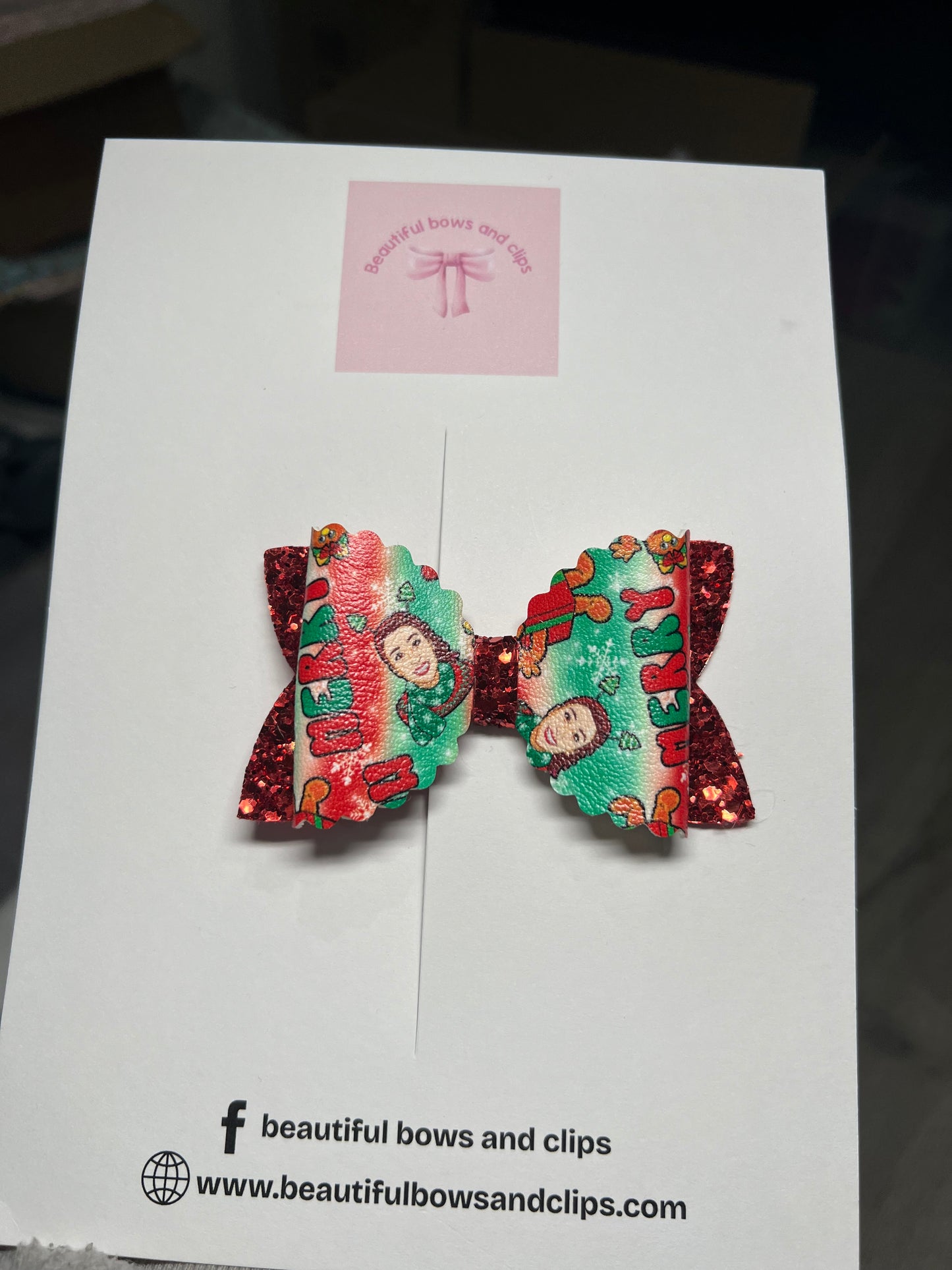 Ms rach Xmas hair bow