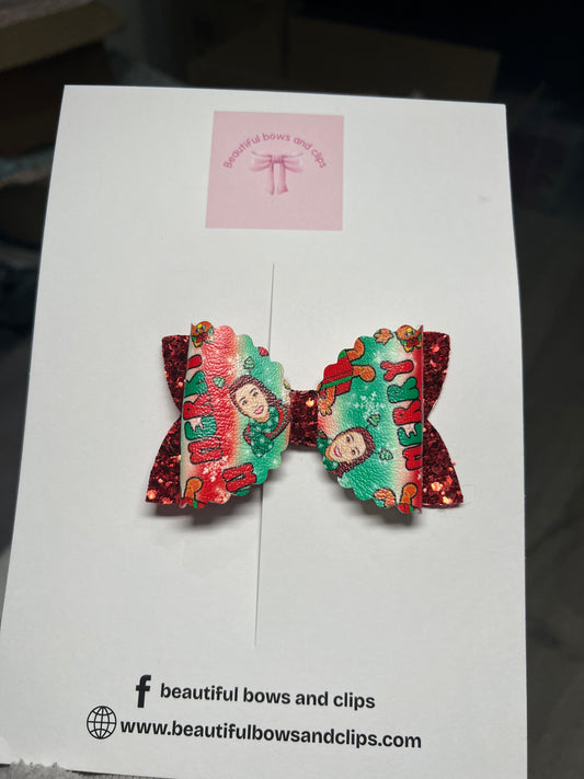 Ms rach Xmas hair bow
