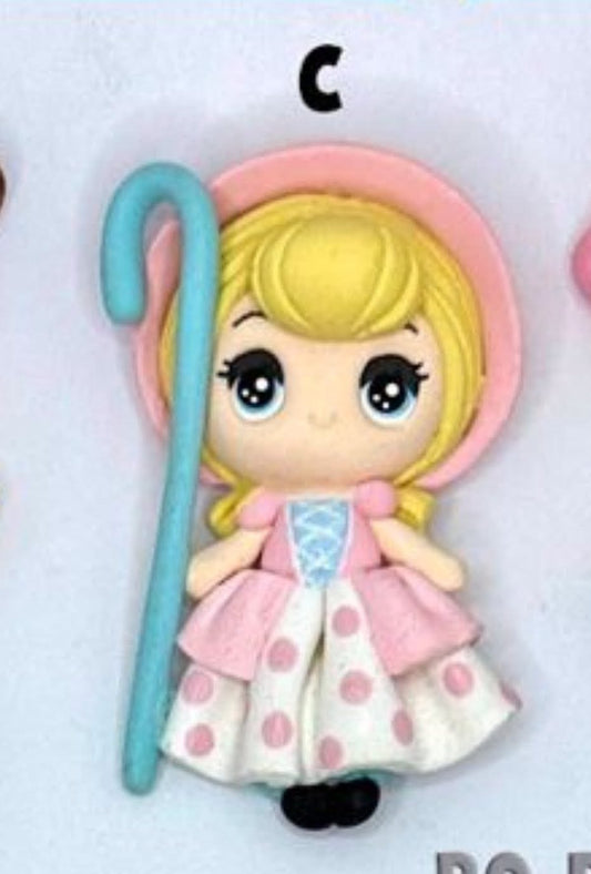 Little bow peep hair bow