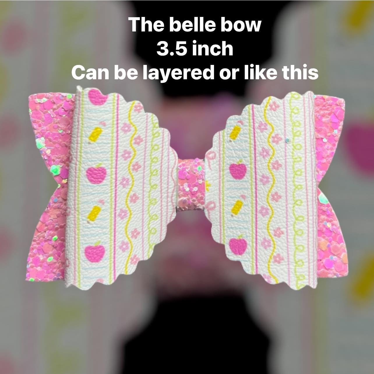 Mario hair bow