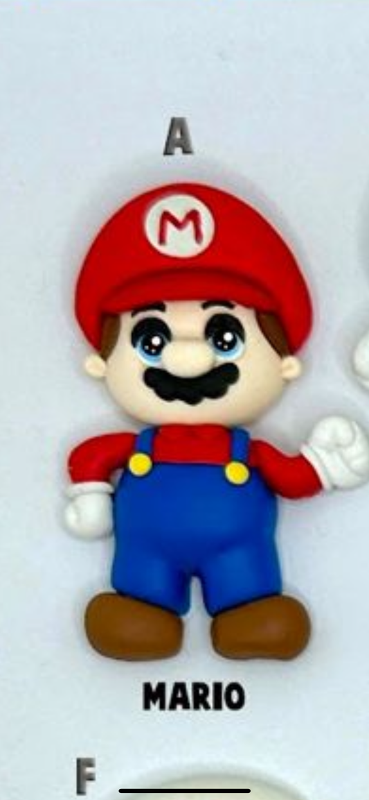 Mario hair bow