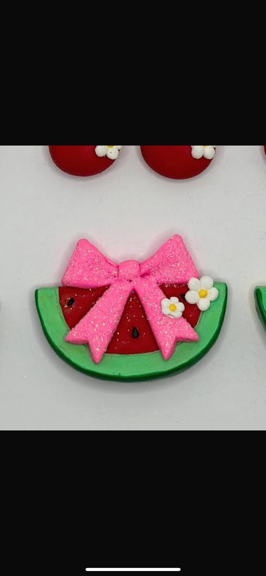 Watermelon hair bow