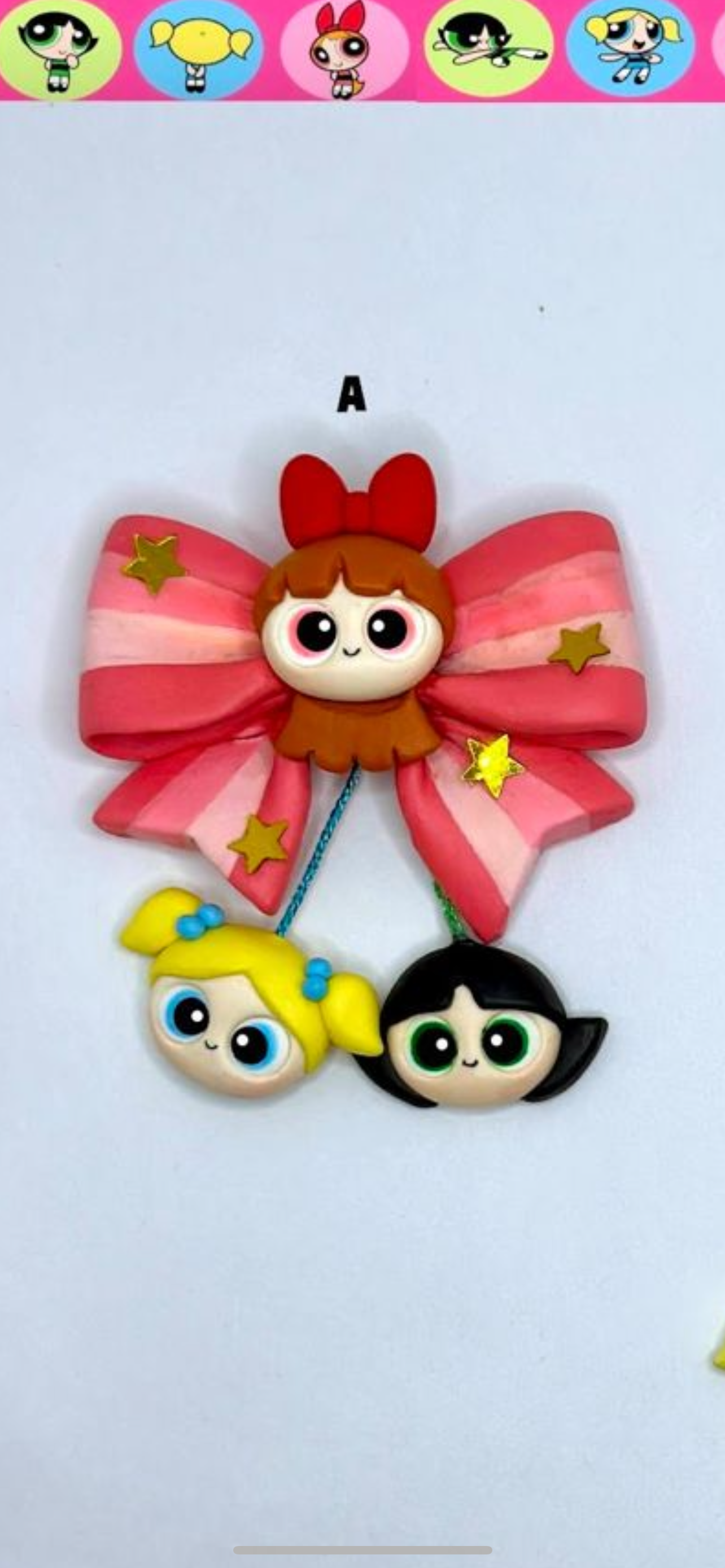 Power puff hair bow