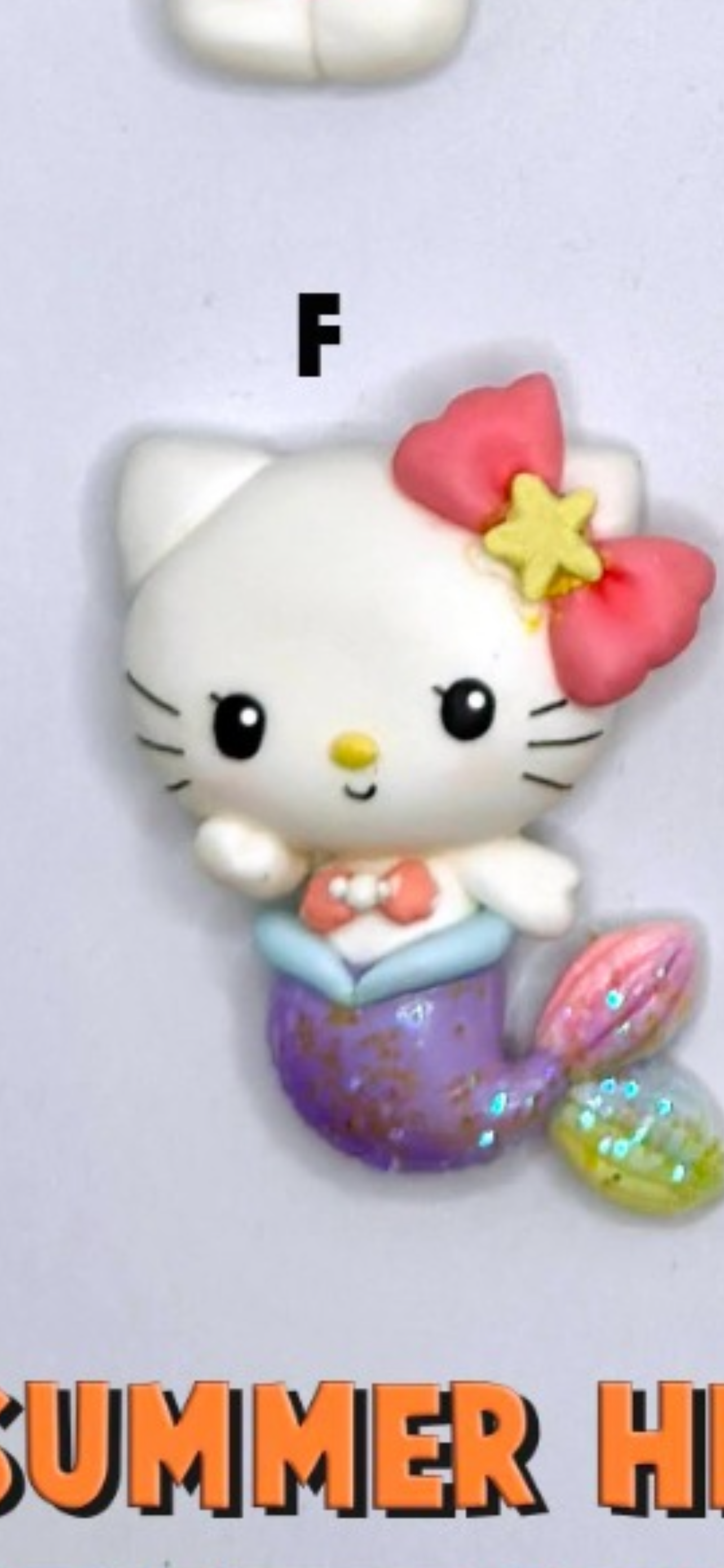 Hello kitty mermaid hair bow