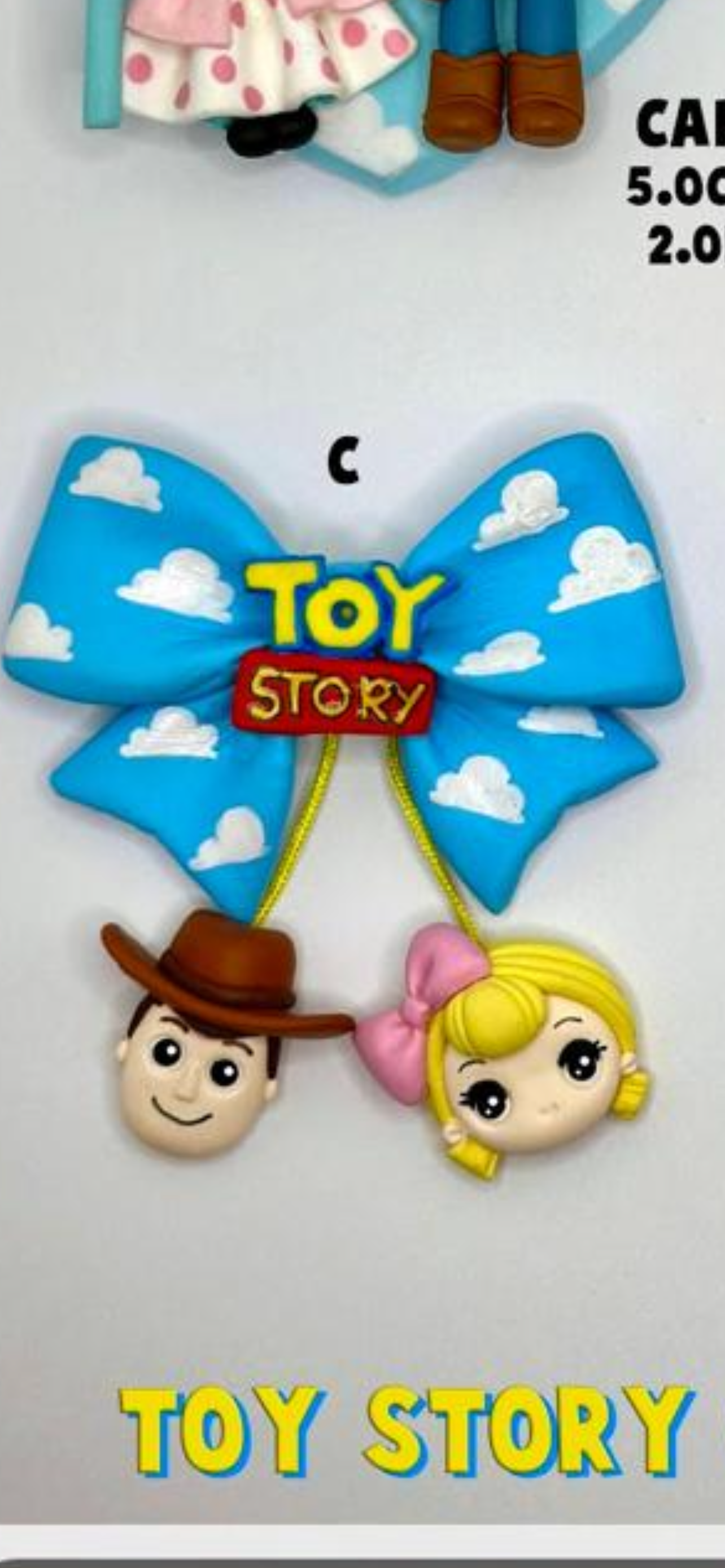 Buzz and bo peep bow