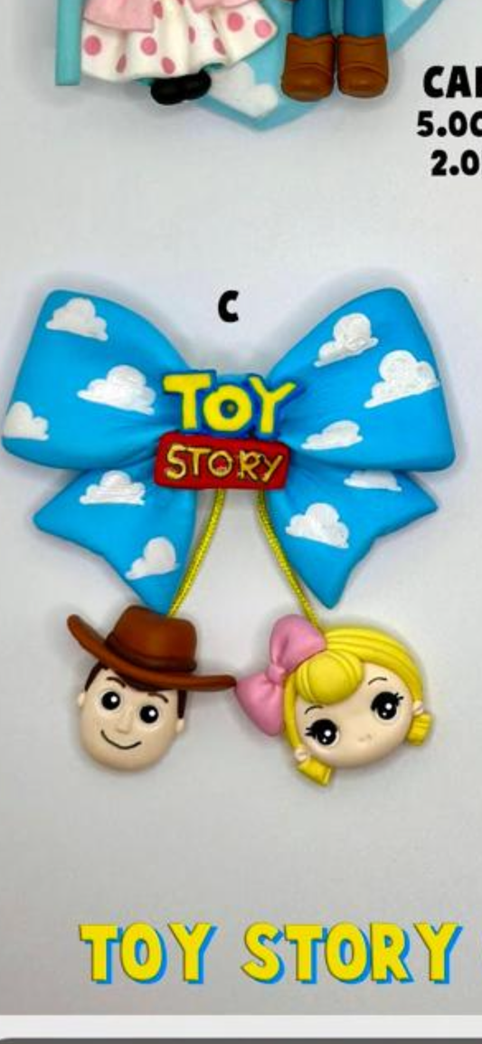 Buzz and bo peep bow