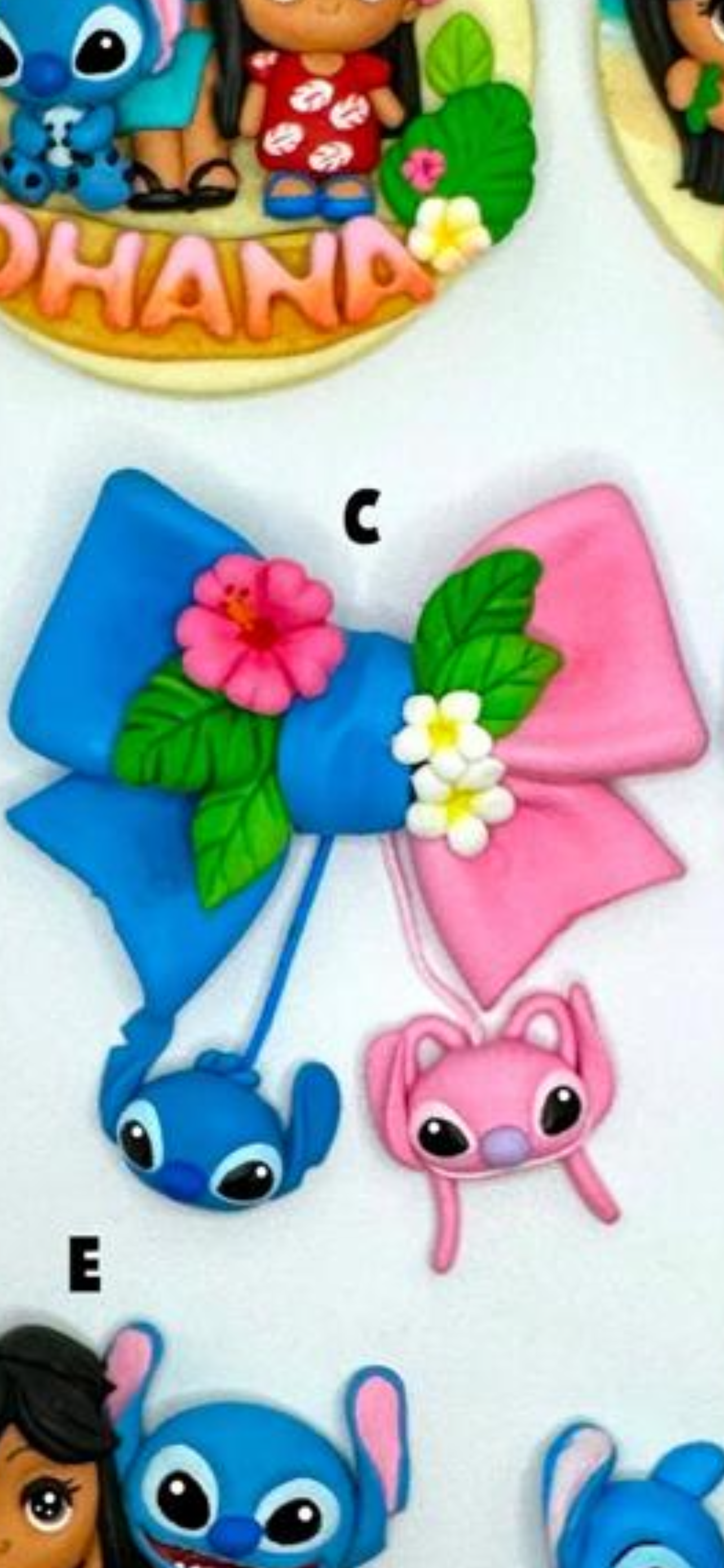 Stitch and angel bow