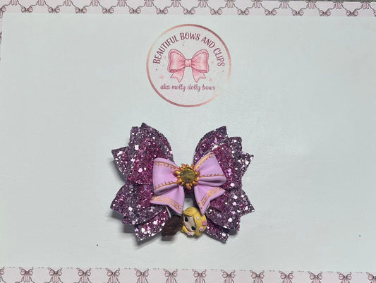 Rapunzel hair bow