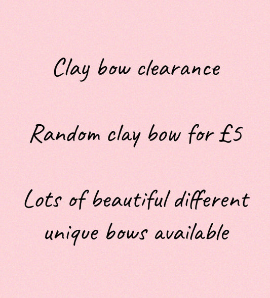 Clay bow clearance