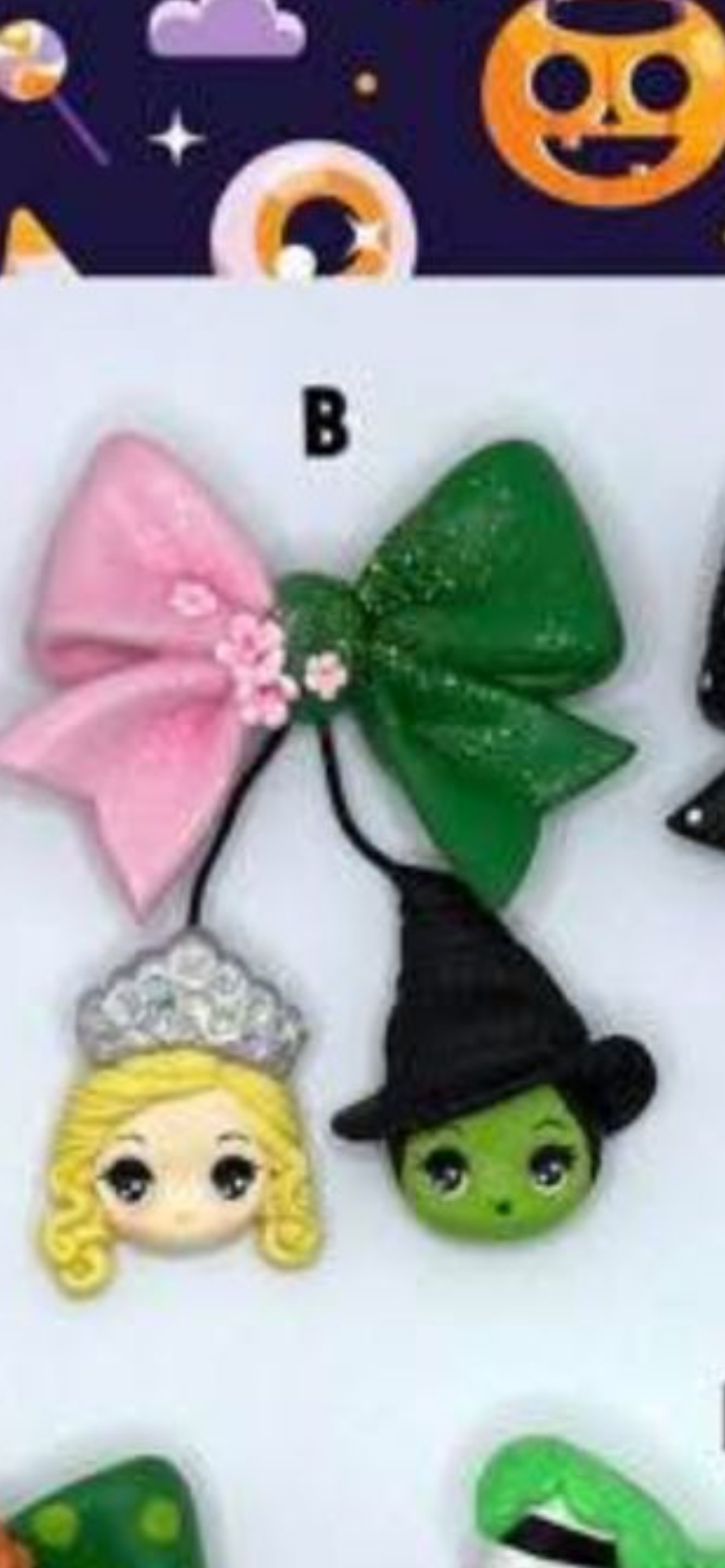 Wicked bow hair bow