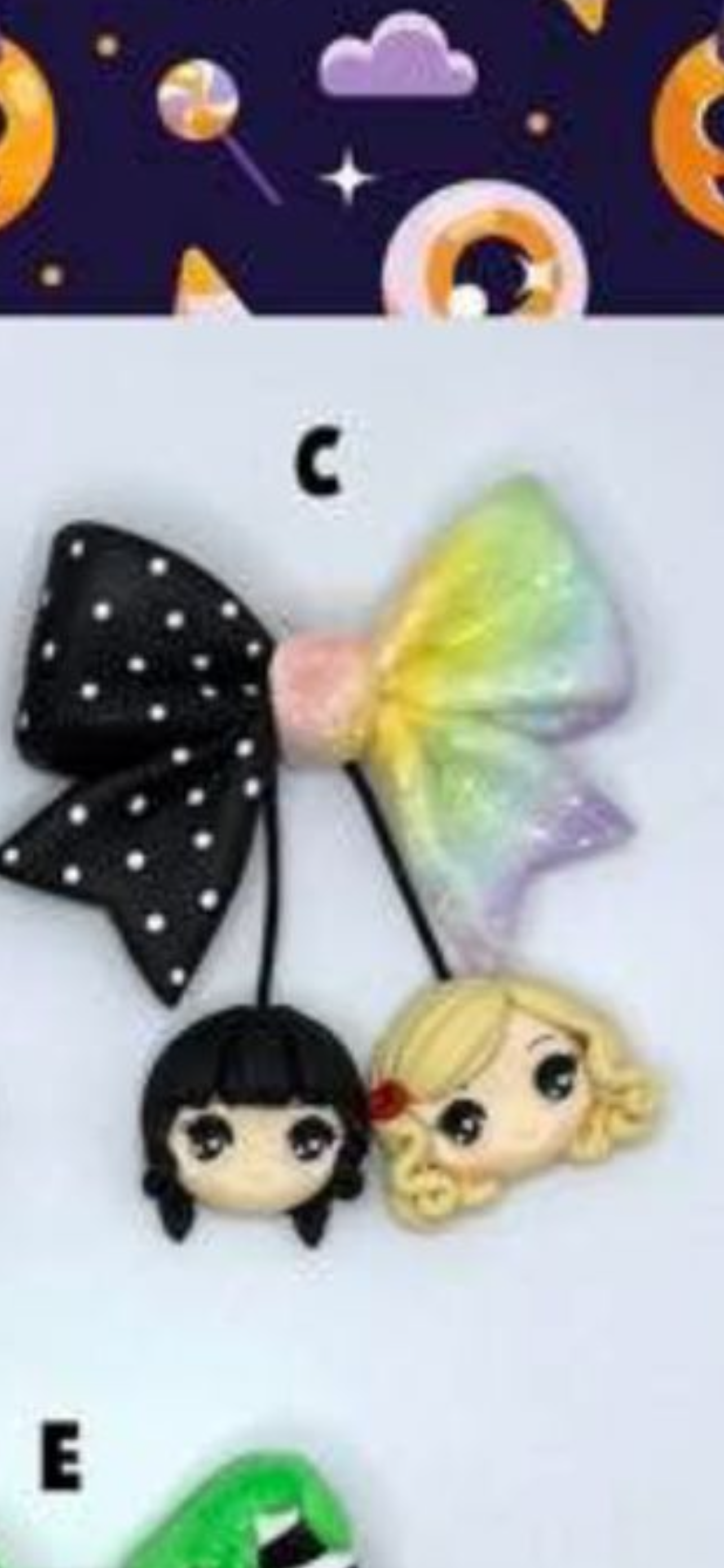 Wednesday bow hair bow