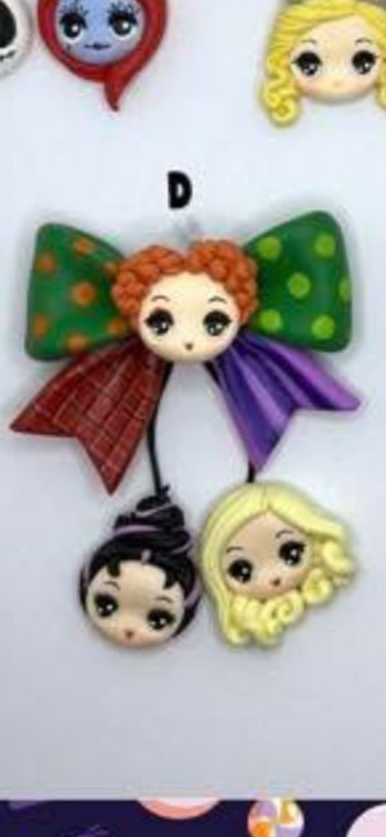 Hocus pocus bow hair bow