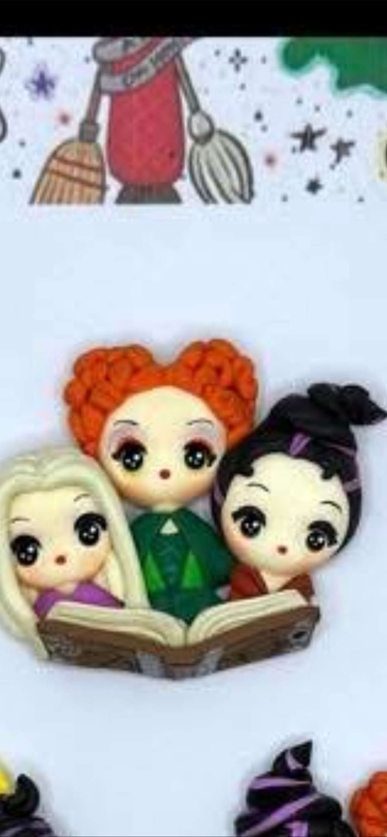 Hocus pocus witches hair bow