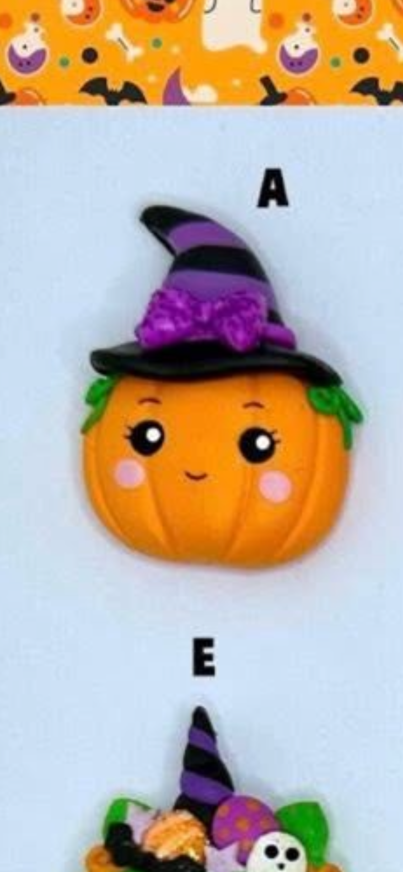 Pumpkin hair bow