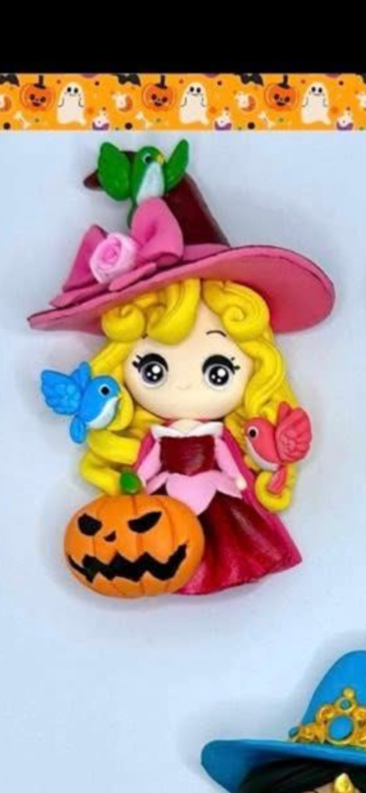 Aurora witch hair bow