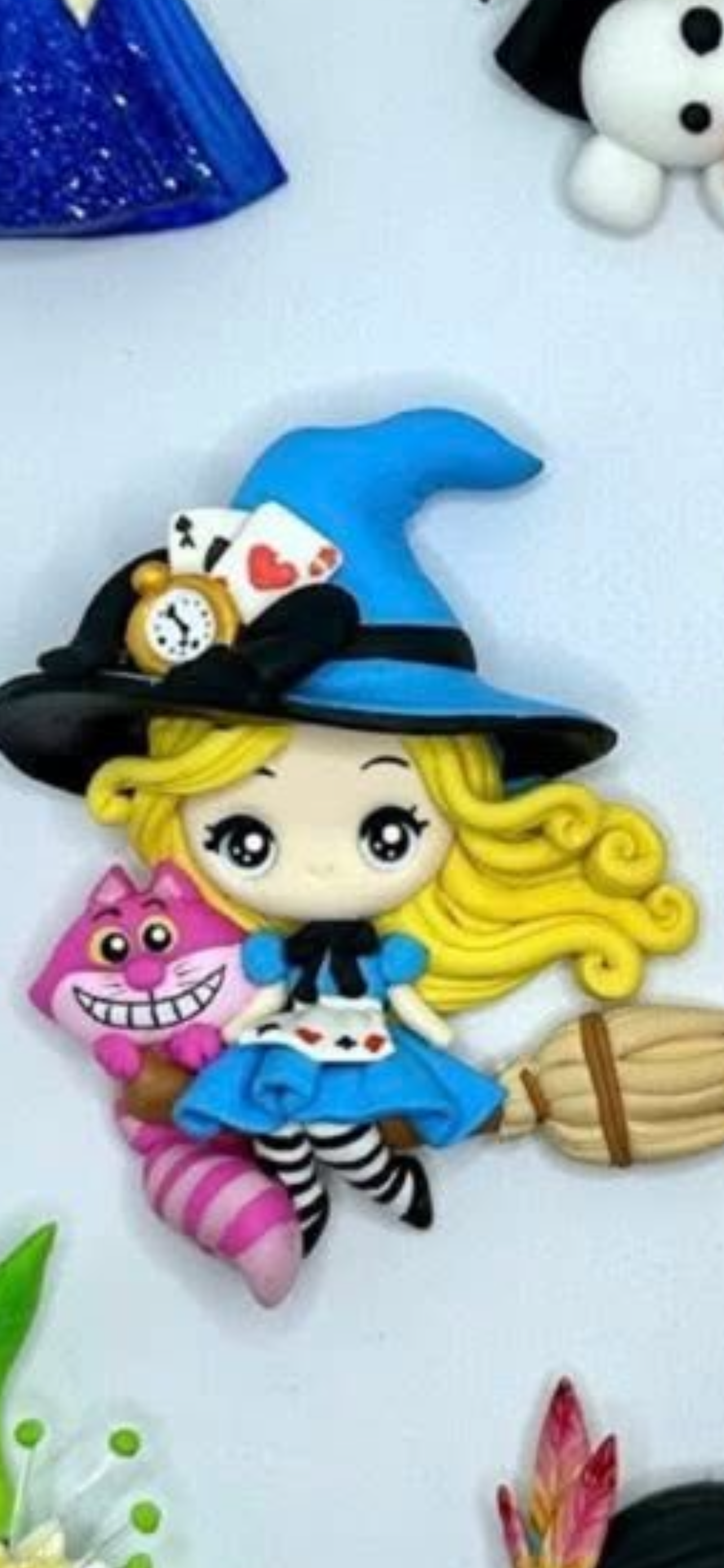 Alice witch hair bow