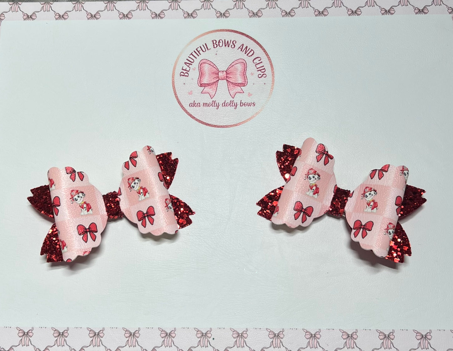 Marshall hair bow set