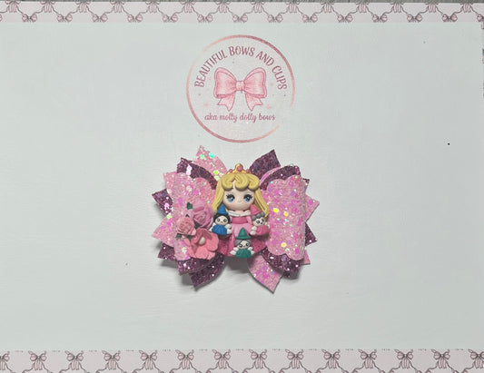 Aurora hair bow