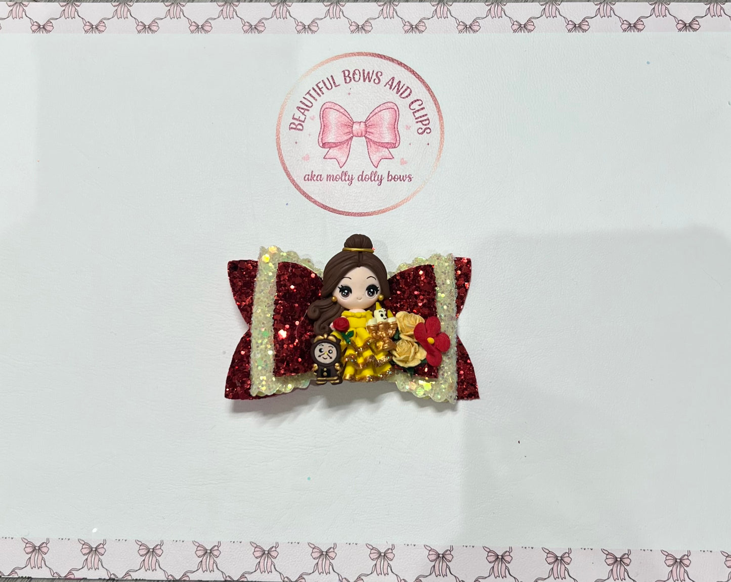 Belle hair bow