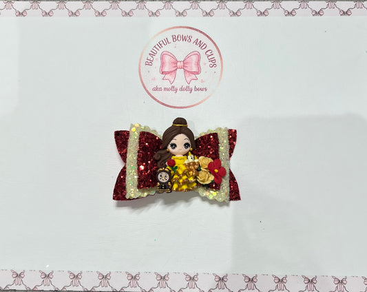 Belle hair bow