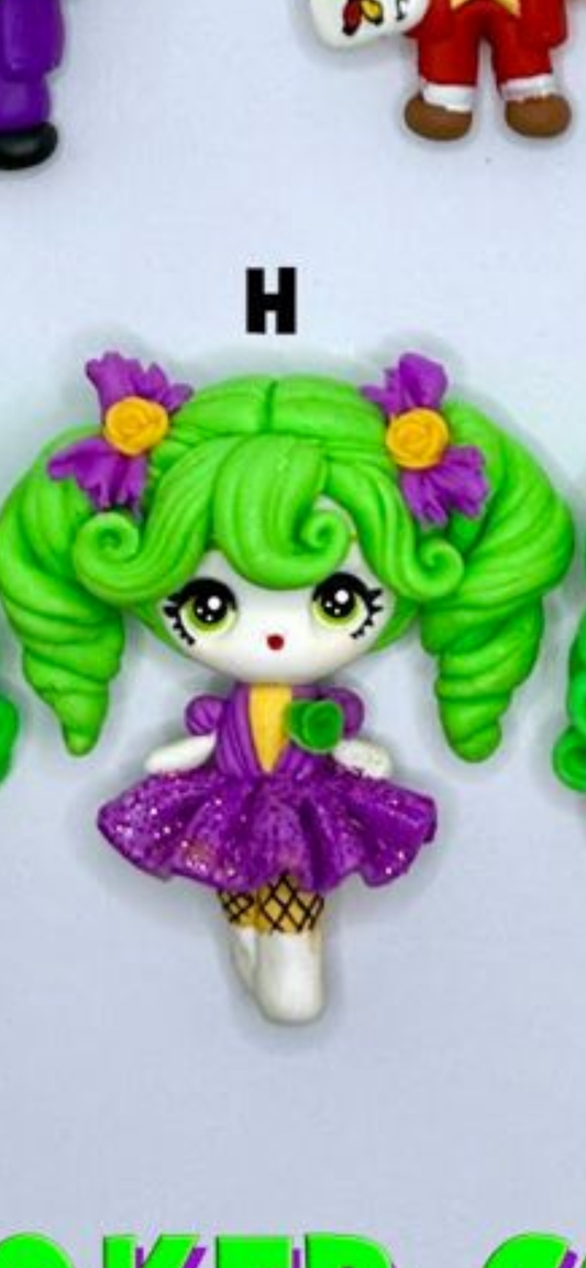Joker girl hair bow