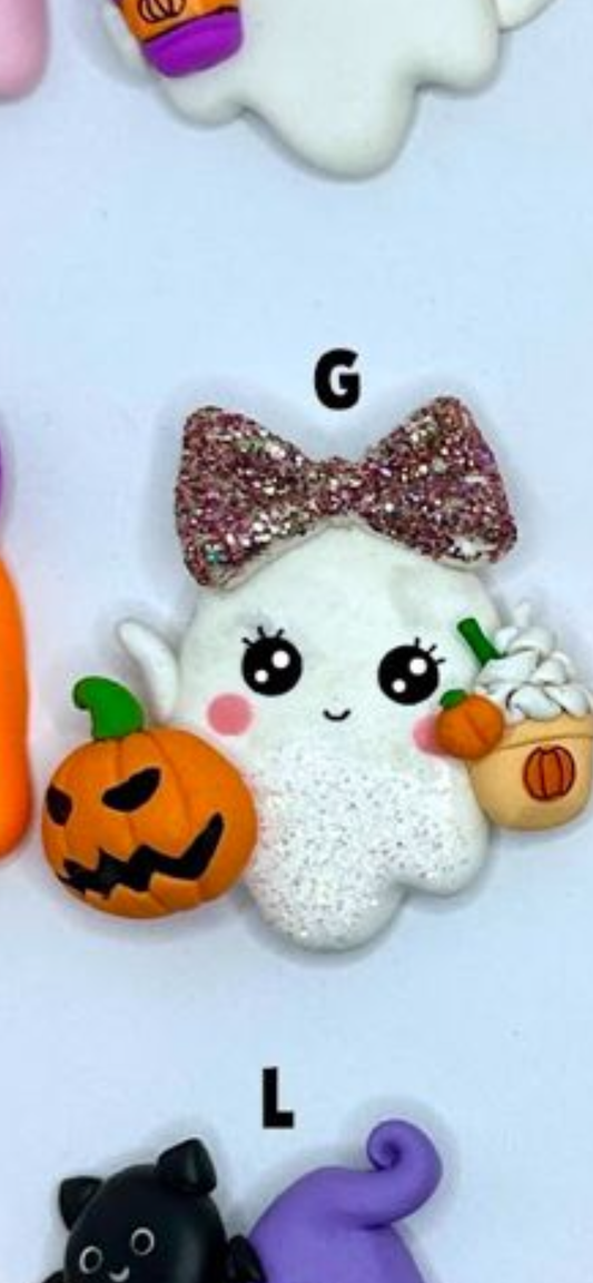 Rose gold bow ghost hair bow