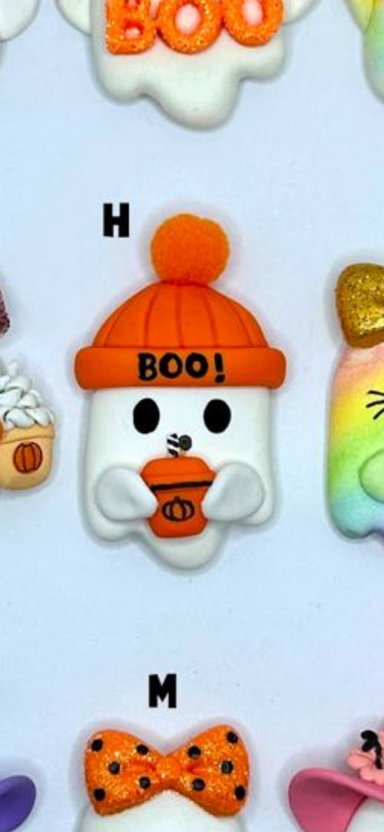 Orange boo coffee ghost