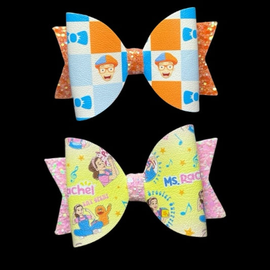 Children entertainment hair bows