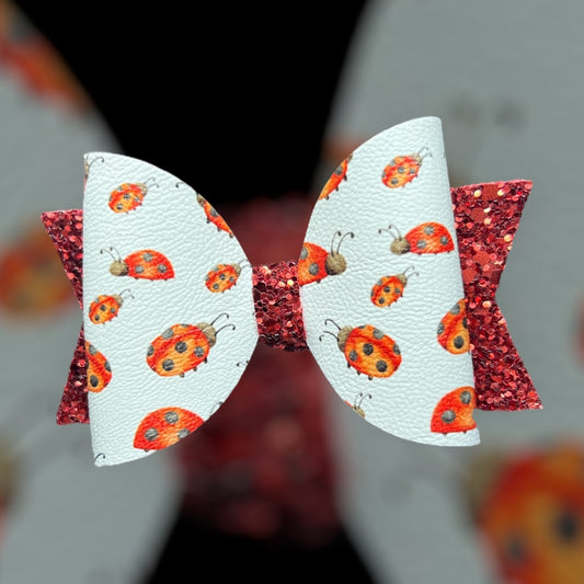 Lady bird hair bow