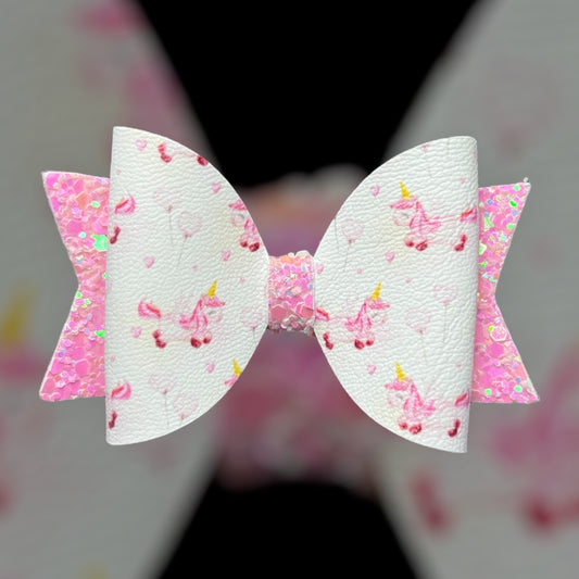 Unicorns hair bow