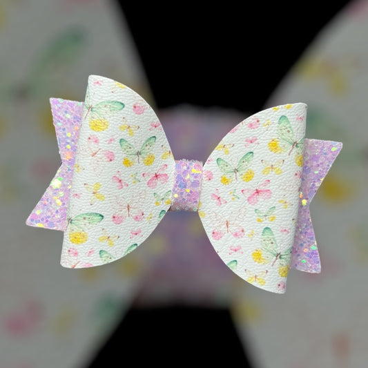 Butterflies hair bow