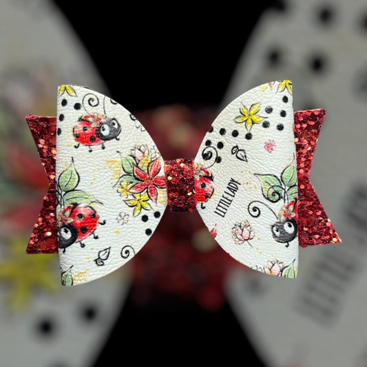 Lady bird hair bow