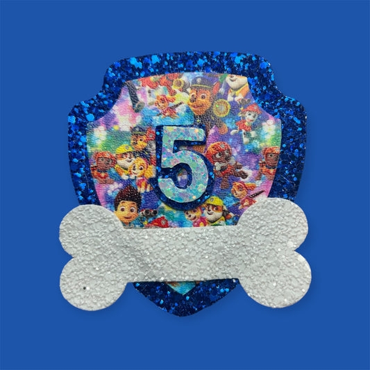 Rescue dogs birthday badge