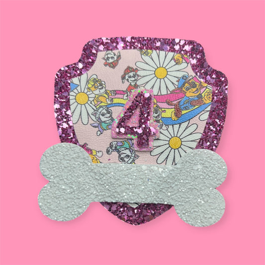 Rescue dogs birthday badge