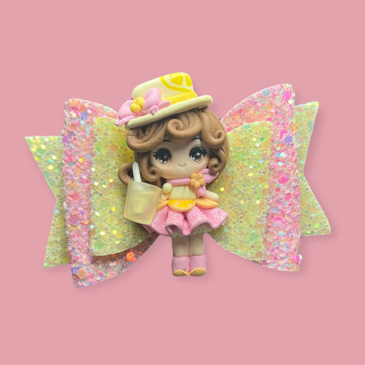 Lemonade girl hair bow